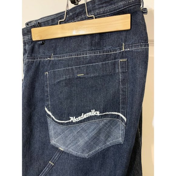 Akademiks Men's Jeans, Sz 44 Rescue Squad‎ Blue Distressed - Picture 7 of 12